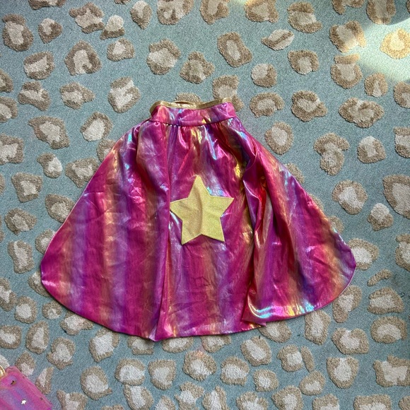 Pink and Blue Starry Tutu and cape - Picture 5 of 6